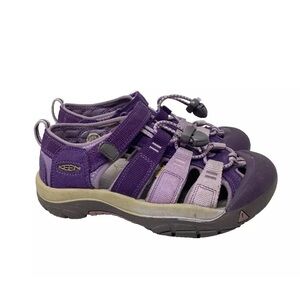 Keen Newport H2 Youth Kids Girls Purple Size 2 Water Closed Toe Sandals Shoes